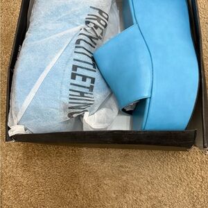 PrettyLittleThing Vibrant Blue Platform Heels